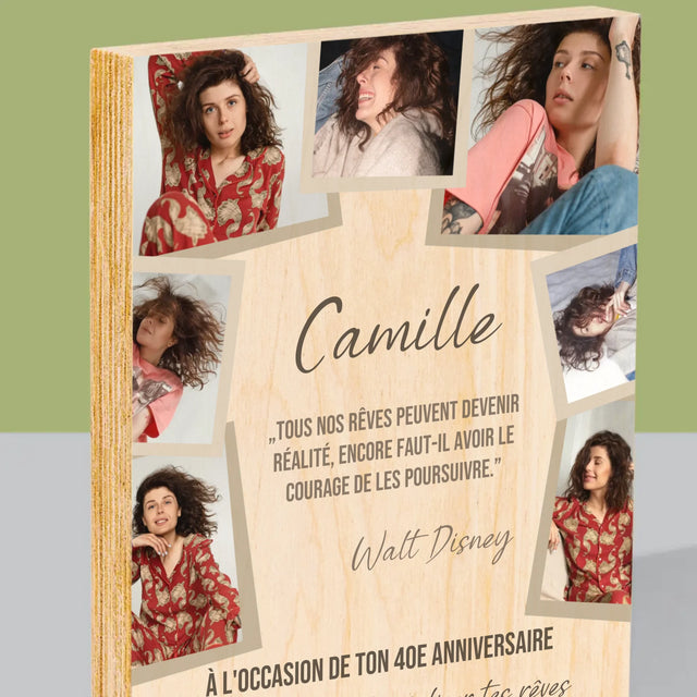 Le Collage Photo: Réalise Tes Rêves - Impression Sur Bois
