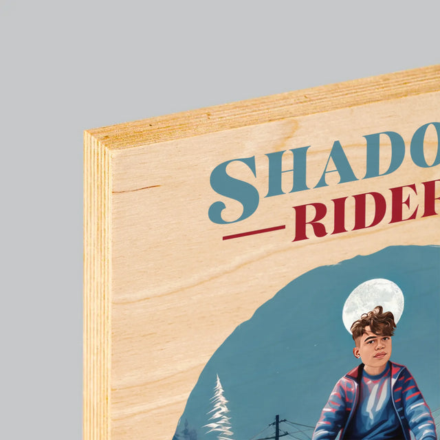 Ton Personnage: Shadow Rider - Impression Sur Bois