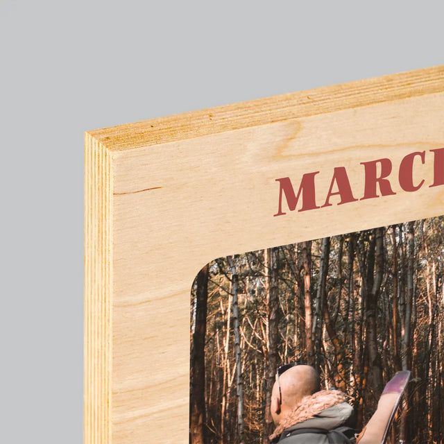 La Photo Et Un Texte: Le Cerf - Impression Sur Bois