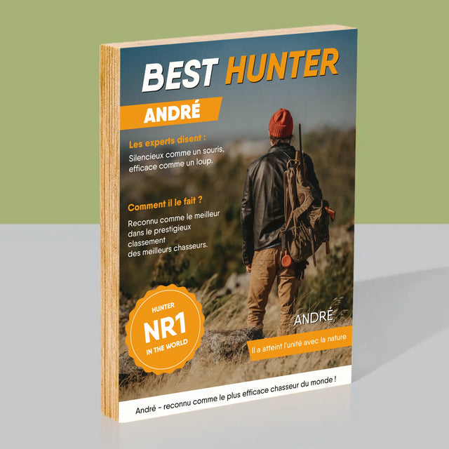 La Couverture De Magazine: Best Hunter - Impression Sur Bois