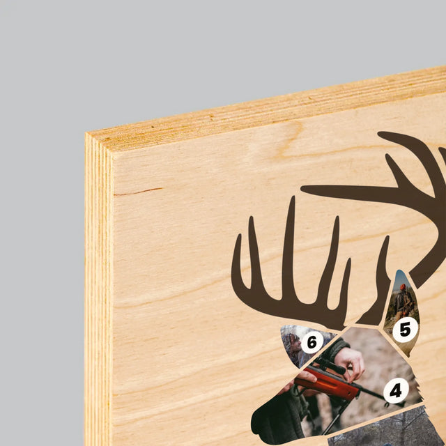 Forme Des Photos: Le Meilleur Chasseur - Impression Sur Bois