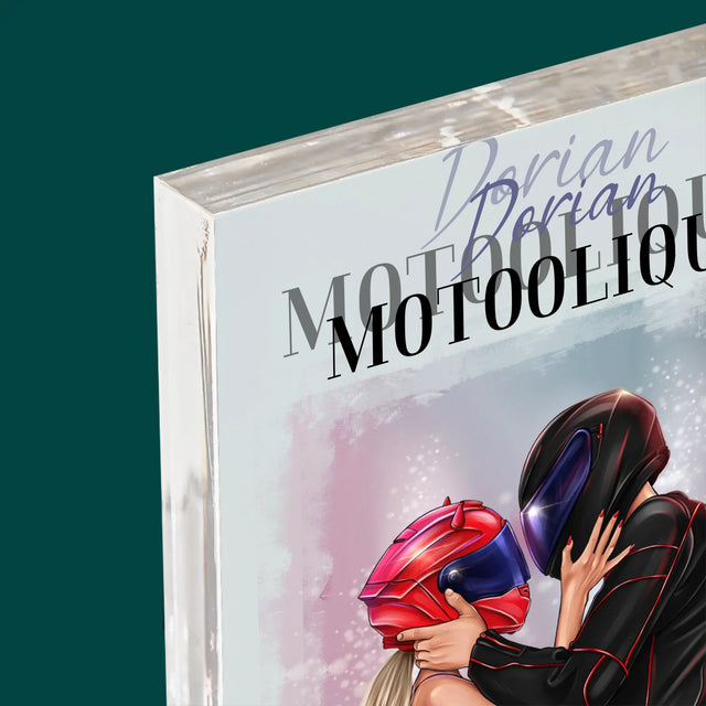 La Création Du Personnage: Motoolique - Bloc Acrylique