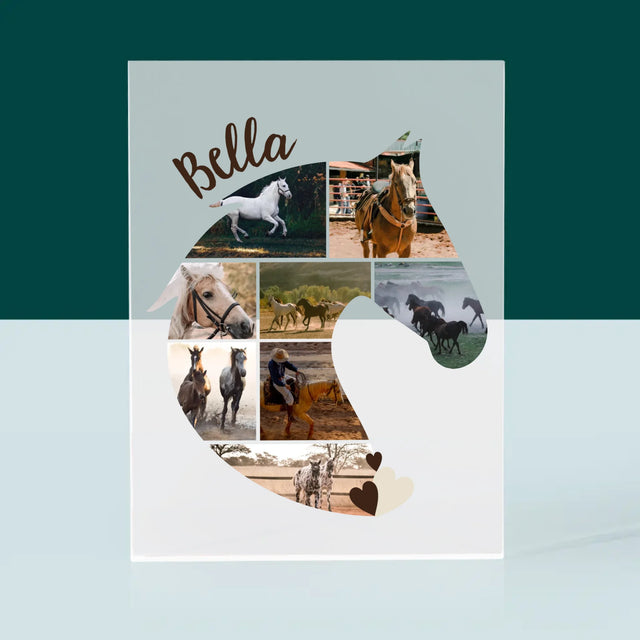 Forme Des Photos: Cheval - Bloc Acrylique