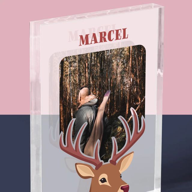La Photo Et Un Texte: Le Cerf - Bloc Acrylique