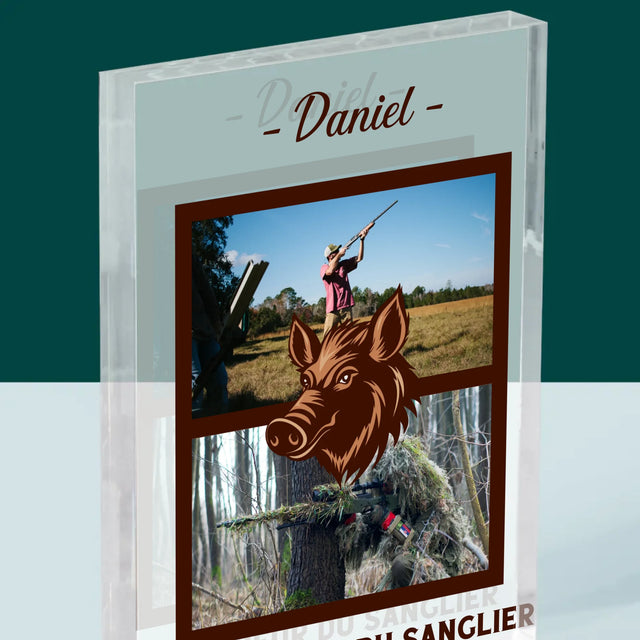 Le Collage Photo: Pourfendeur Du Sanglier - Bloc Acrylique