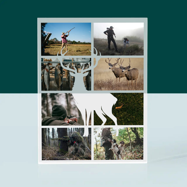 Le Collage Photo: Chasseur - Bloc Acrylique