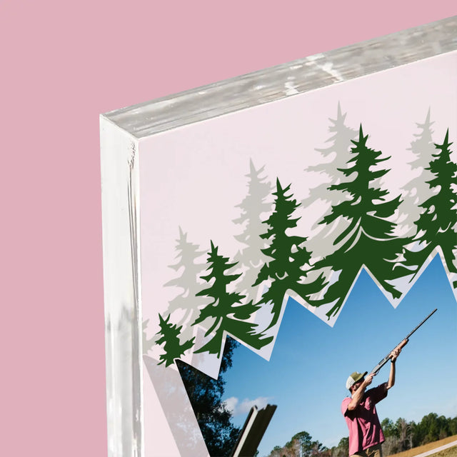 Forme Des Photos: Le Roi De La Forêt - Bloc Acrylique