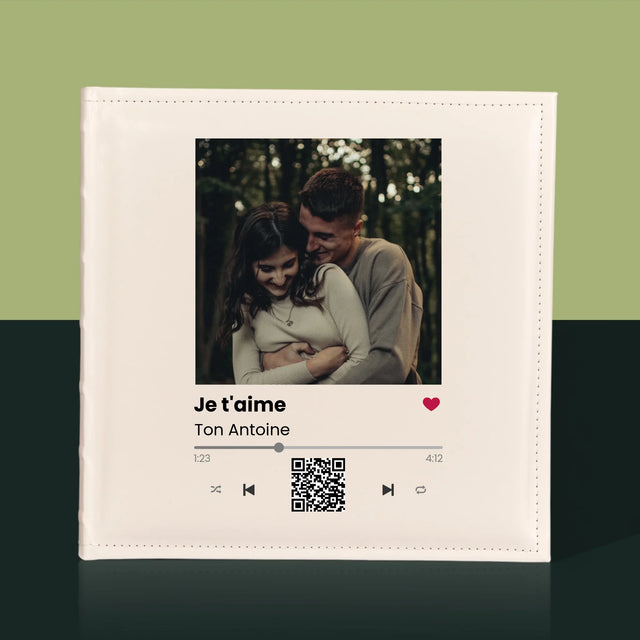 La Photo Et Un Texte: Spotify Avec Code Qr - Album De Photos