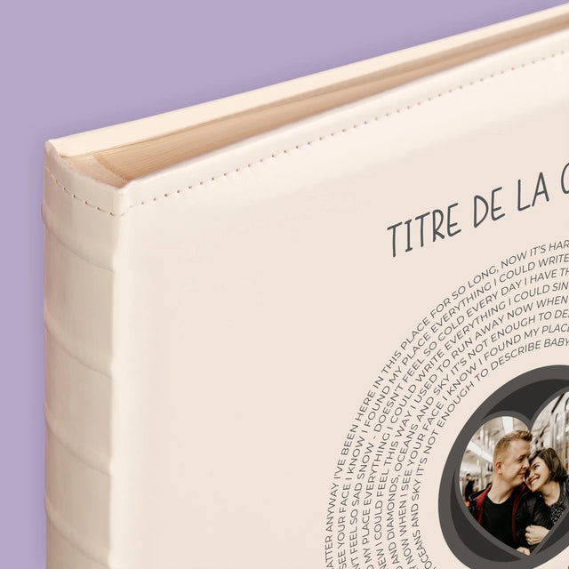 La Photo Et Un Texte: Notre Chanson Avec Les Paroles - Album De Photos