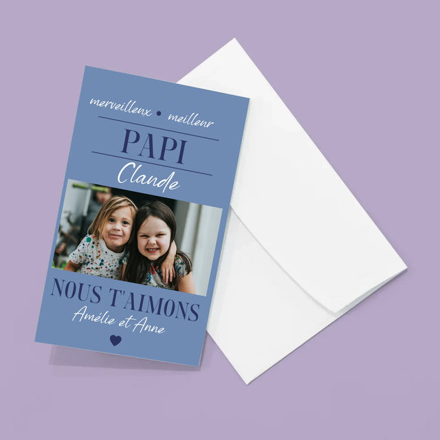 Le Collage Photo: Cher Grand-Père - Gros Harmonica