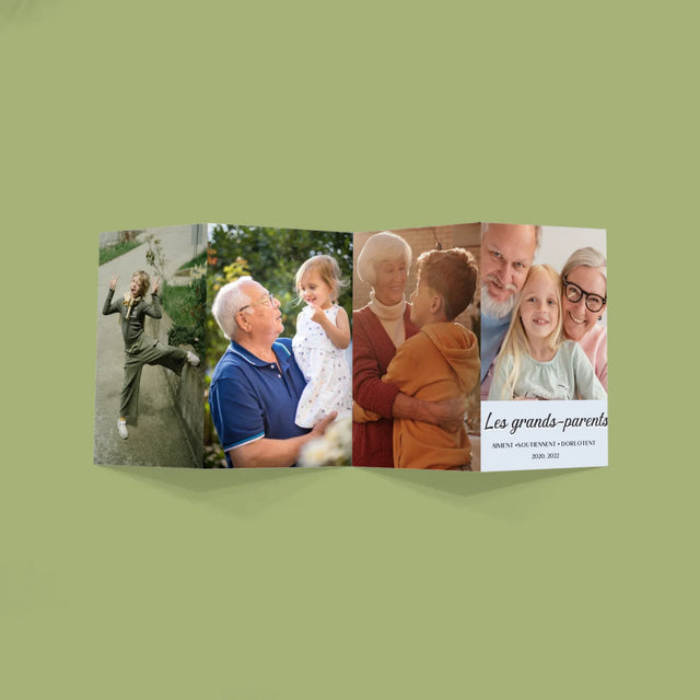 Le Collage Photo: Chers Grands-Parents ! - Gros Harmonica