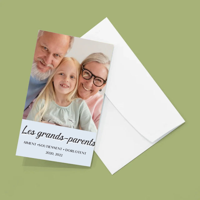 Le Collage Photo: Chers Grands-Parents ! - Gros Harmonica