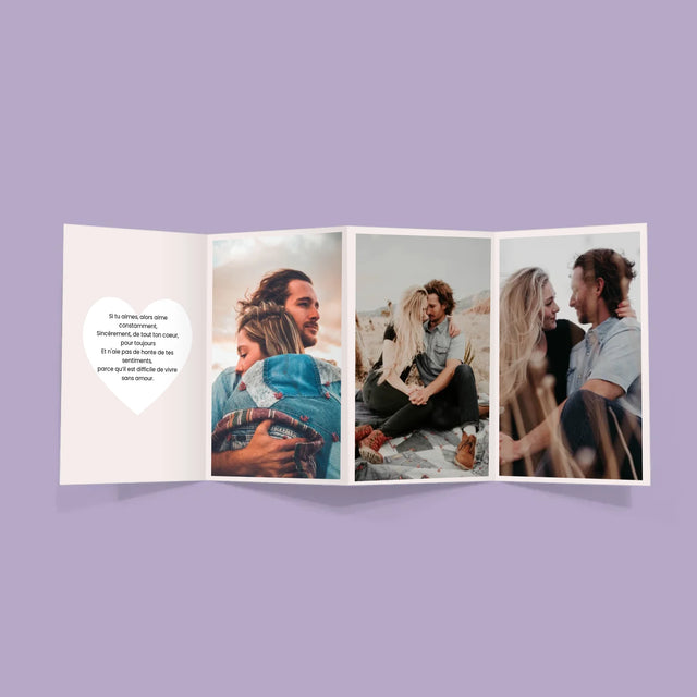 Le Collage Photo: Nous Avons Tout, Car Nous Sommes Ensemble - Gros Harmonica