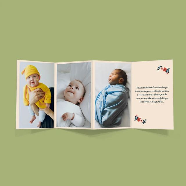 La Photo Et Un Texte: Pour L'Enfant Des Parrains Et Marraines - Gros Harmonica