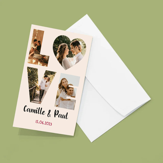 Collage Photo De Lettre: Love De Tes Photos - Gros Harmonica