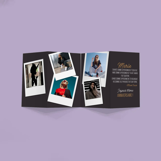 Le Collage Photo: Vœux D'Anniversaire - Gros Harmonica