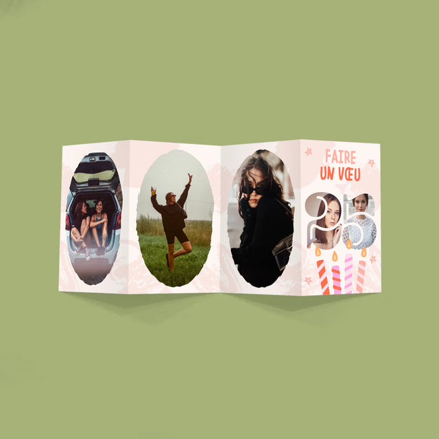 Collage Photo De Lettre: Faire Un Vœu - Gros Harmonica