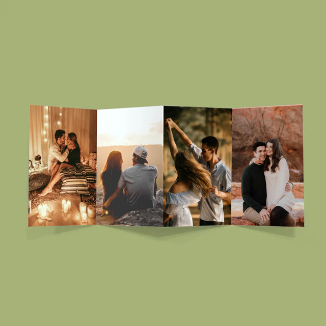 Le Collage Photo: Première Saint-Valentin Ensemble - Gros Harmonica