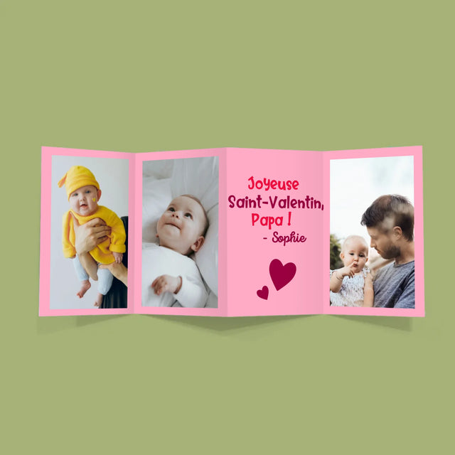 La Photo Et Un Texte: Saint Valentin Pour Papa - Gros Harmonica