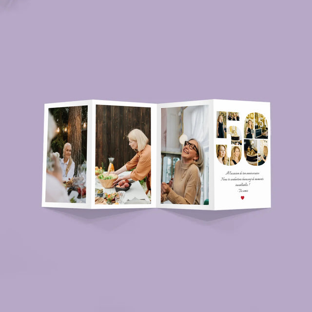 Forme Des Photos: 50 Anniversaire Vœux - Gros Harmonica