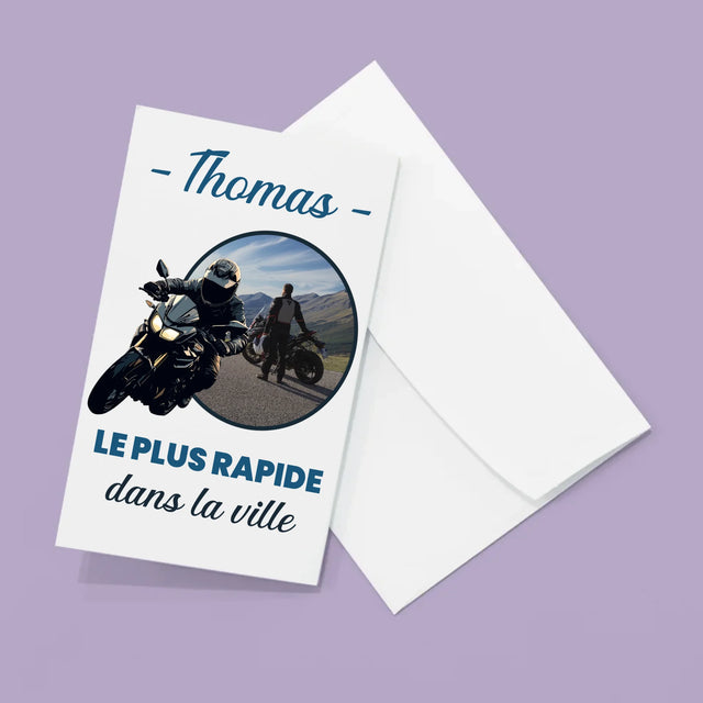 La Photo Et Un Texte: Le Plus Rapide Dans La Ville - Gros Harmonica