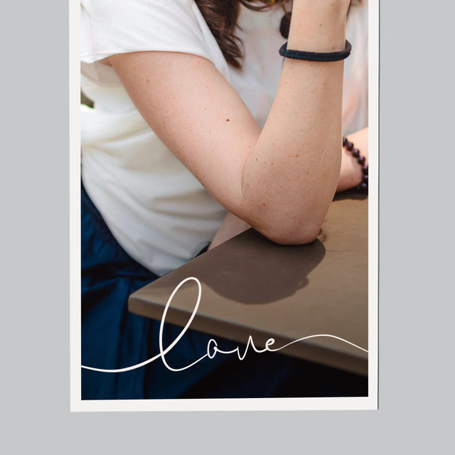 La Photo: Love Lettre - Aimant Pour Frigo