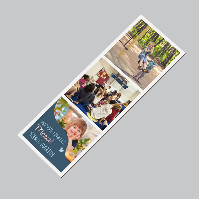 La Photo Et Un Texte: Un Souvenir Pour Une Institutrice De Maternelle - Aimant Pour Frigo