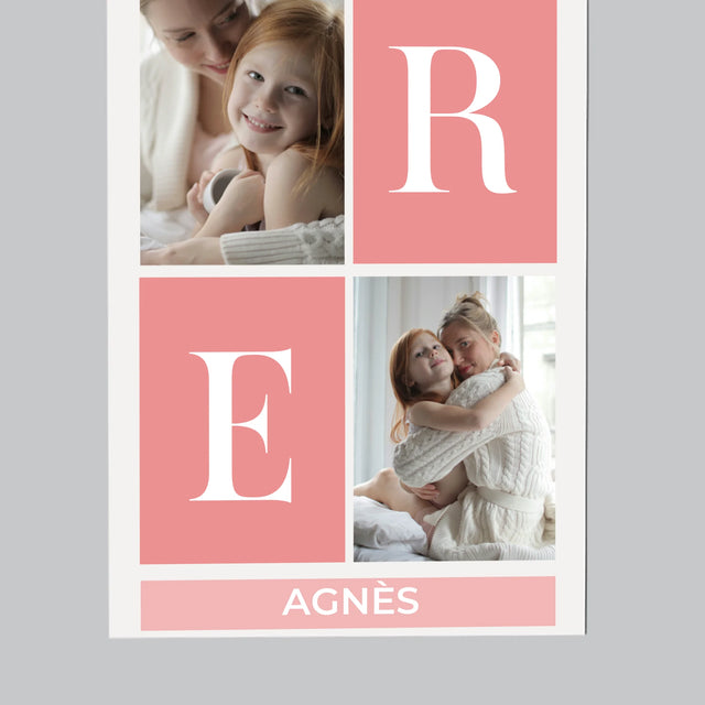 Le Collage Photo: Meilleure Maman, Collage - Aimant Pour Frigo