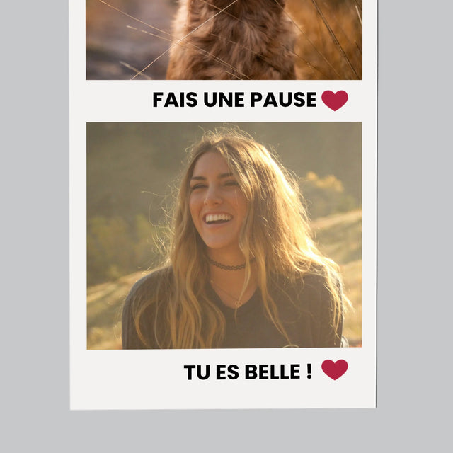 La Photo Et Un Texte: Les Pensées Positives - Aimant Pour Frigo