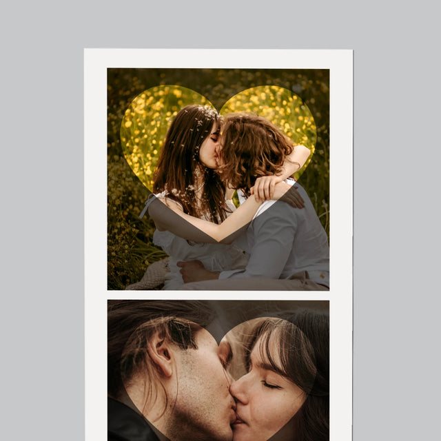 La Photo Et Un Texte: Amoureux, Coeur - Aimant Pour Frigo