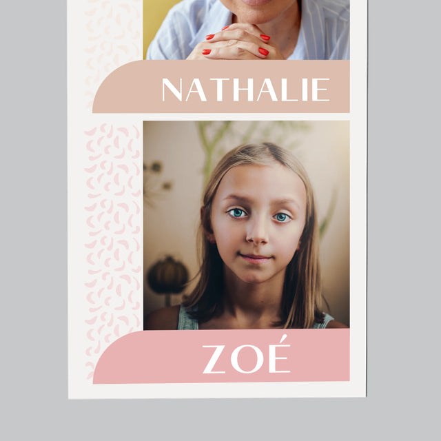 La Photo Et Un Texte: Vos Prénoms - Aimant Pour Frigo