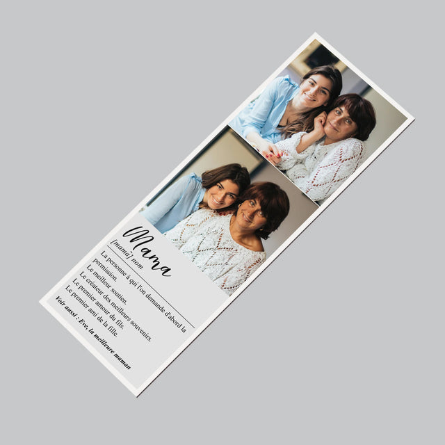 La Photo Et Un Texte: Maman Définition - Aimant Pour Frigo