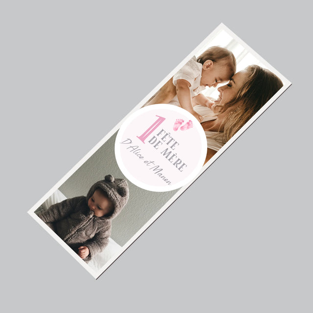 Le Collage Photo: Première Fête Des Mères - Aimant Pour Frigo