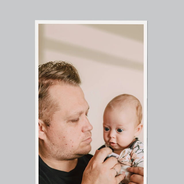 La Photo Et Un Texte: Première Fête Des Pères - Aimant Pour Frigo