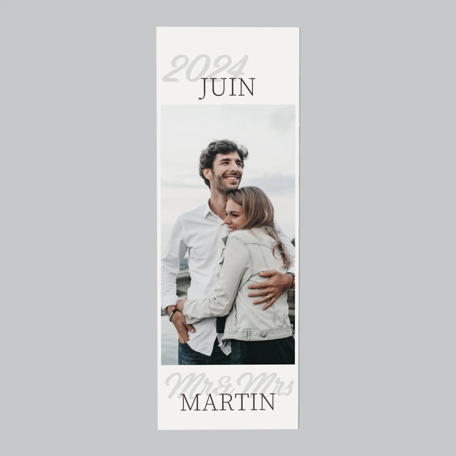 Le Collage Photo: Mr&Mrs Date - Aimant Pour Frigo