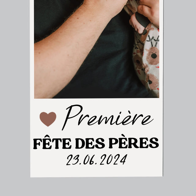 La Photo Et Un Texte: Première Fête Des Pères - Aimant Pour Frigo