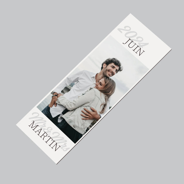 Le Collage Photo: Mr&Mrs Date - Aimant Pour Frigo