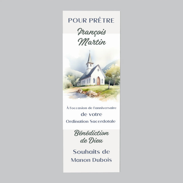 Le Prénom Et Un Texte: Anniversaire De L'Ordination Sacerdotale - Aimant Pour Frigo