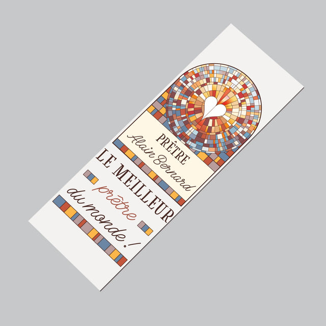 Le Prénom Et Un Texte: Le Meilleur Prêtre Du Monde ! - Aimant Pour Frigo