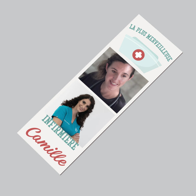 Le Collage Photo: La Plus Merveilleuse Infirmière - Aimant Pour Frigo