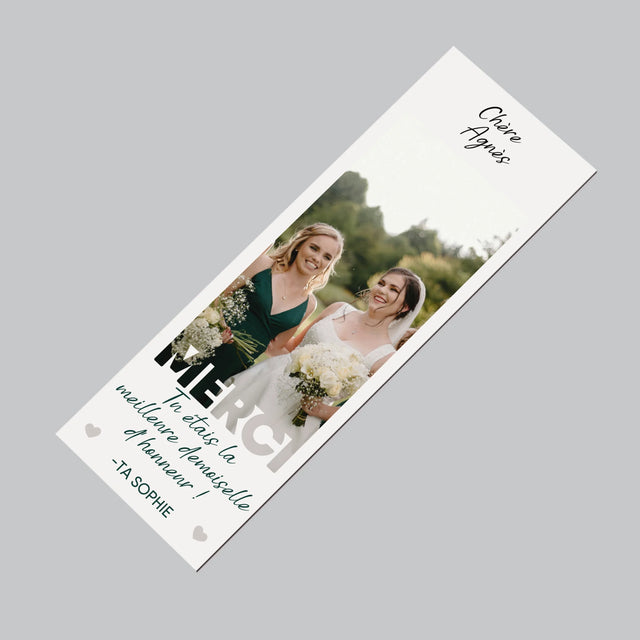 La Photo Et Un Texte: Tu Étais La Meilleure Demoiselle D'Honneur ! - Aimant Pour Frigo