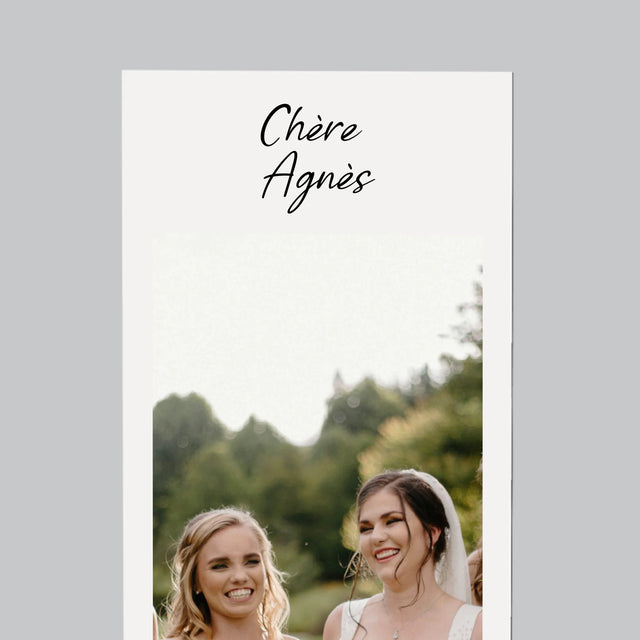 La Photo Et Un Texte: Tu Étais La Meilleure Demoiselle D'Honneur ! - Aimant Pour Frigo