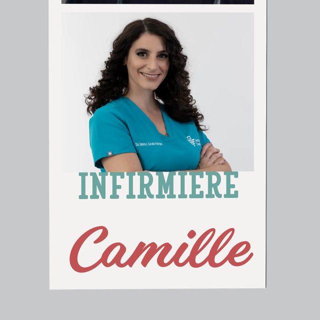 Le Collage Photo: La Plus Merveilleuse Infirmière - Aimant Pour Frigo