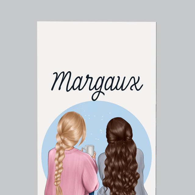 La Création Du Personnage: Les Amies - Aimant Pour Frigo