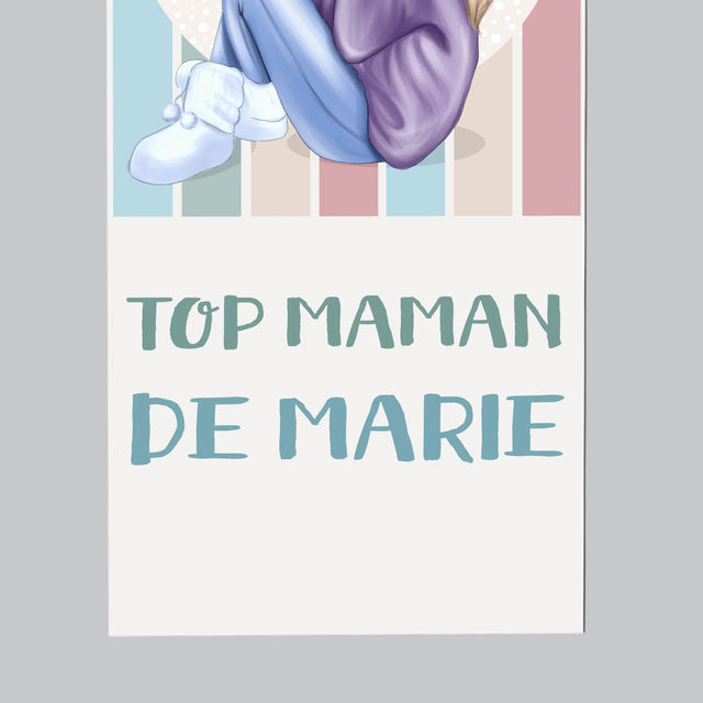La Création Du Personnage: Top Maman - Aimant Pour Frigo