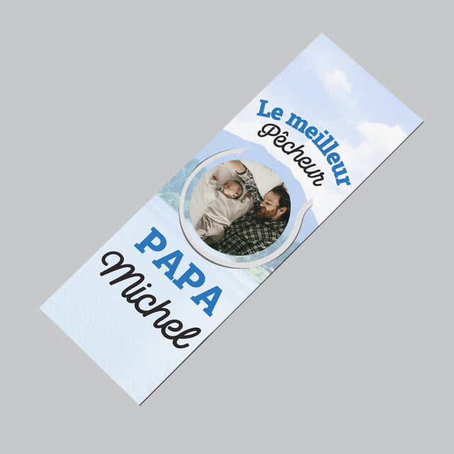 La Photo Et Un Texte: Le Meilleur Pêcheur - Aimant Pour Frigo