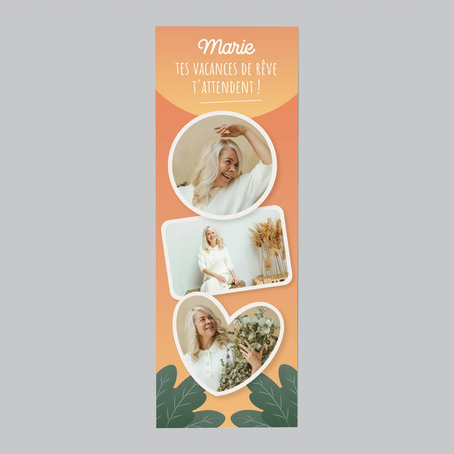 Le Collage Photo: Les Vacances De Rêve - Aimant Pour Frigo