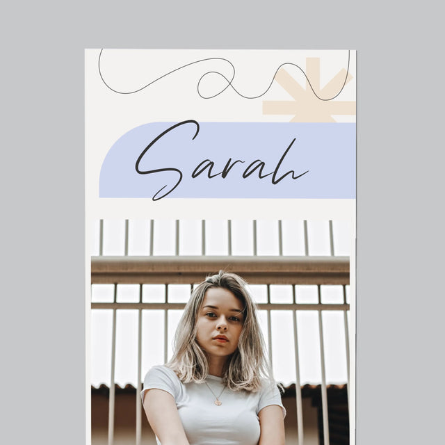 La Photo Et Un Texte: La Meilleure Fille De Dix-Huit Ans - Aimant Pour Frigo