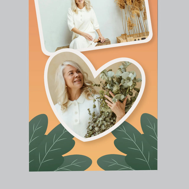 Le Collage Photo: Les Vacances De Rêve - Aimant Pour Frigo