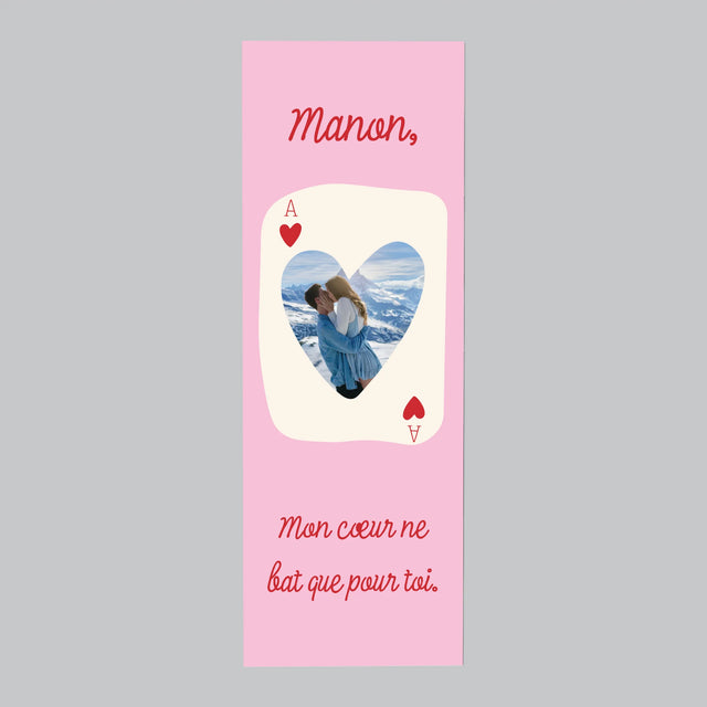 La Photo Et Un Texte: Carte De Saint-Valentin - Aimant Pour Frigo